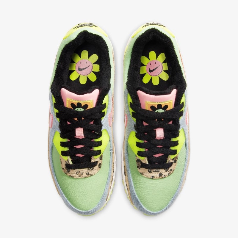 Nike air max 90 lx illusion green/sunset pulse women's shoe size 11 hotsell